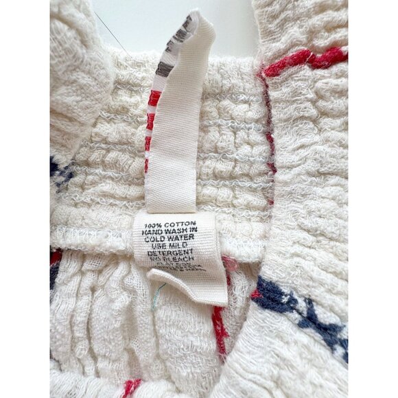 Girl's Anthropologie RAGA Graphic Embroidered Cotton Gauze Tent Dress, Size S - Picture 7 of 10